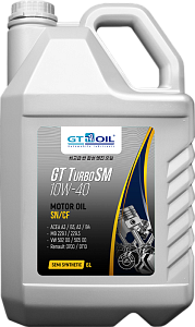 GT OIL TURBO SM 10W-40